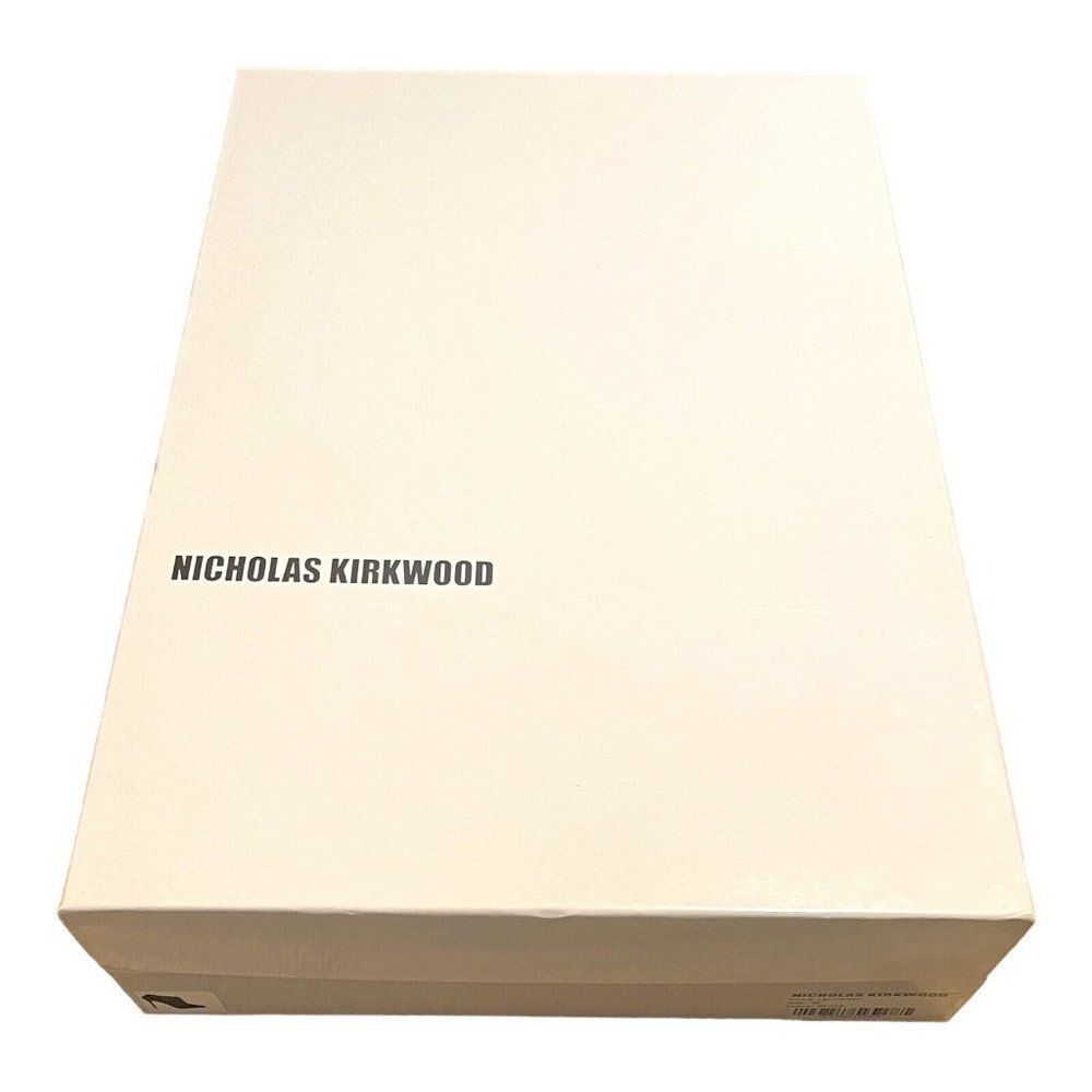 Nicholas Kirkwood Shoes Empty Box w/ Tissue Paper & Sm Dust Bag 10.75”x14.75”x4”